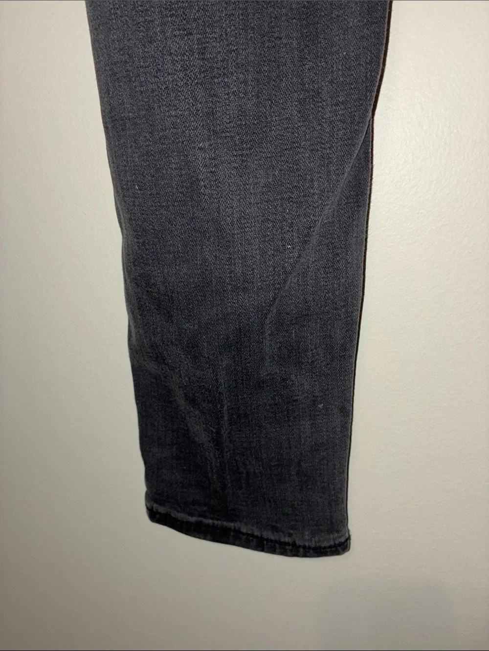 Hollister Men's Washed Black Ripped Skinny Jeans